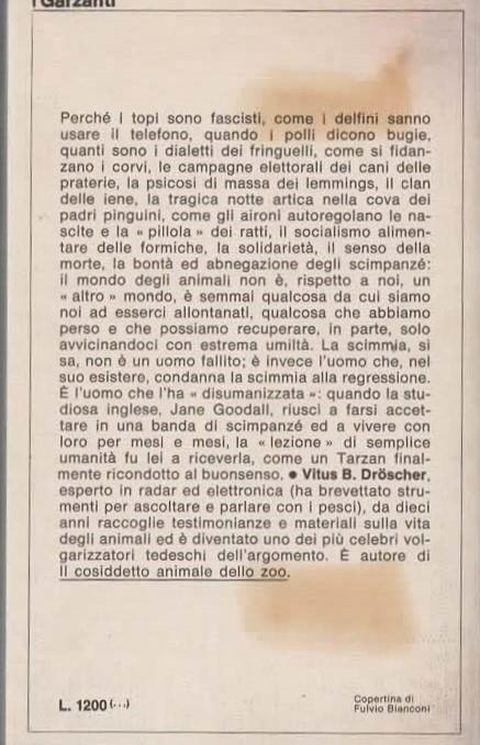 Il cosiddetto animale - Vitus Bernward Droscher - 2