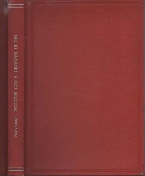 Incontri con S. Giovanni di Dio - copertina
