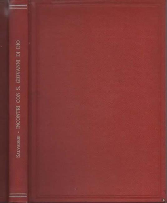 Incontri con S. Giovanni di Dio - copertina