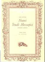 Nuovi studi Messapici (Epigrafi , Lessico). Vol. II Il Lessico
