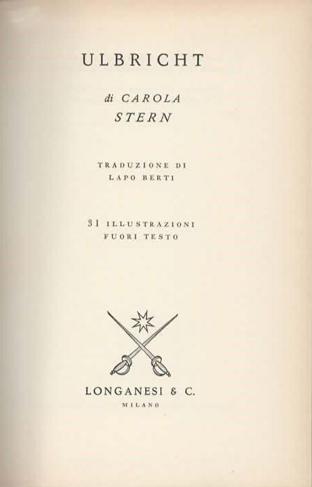 Ulbricht - Carola Stern - 2