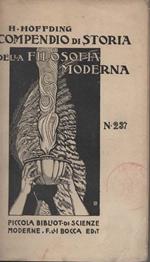 Compendio di storia della filosofia moderna