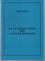 La classification des Langues Romanes