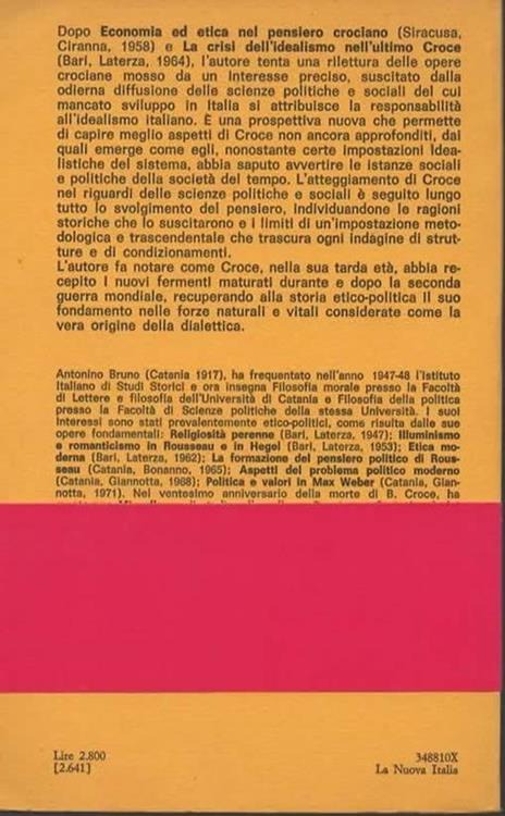 Croce e le scienze politico-sociali - Antonino Bruno - 2