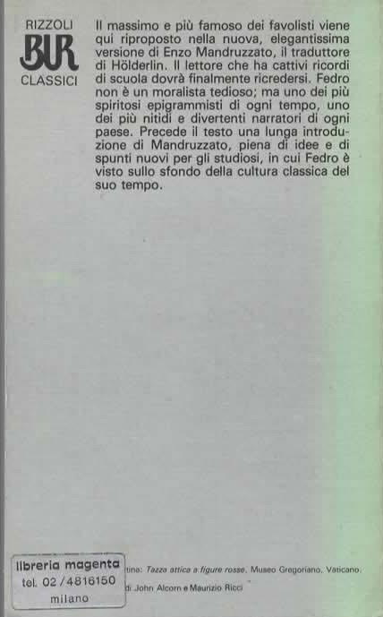 Favole. Introduzione, traduzione e note di Enzo Mandruzzato. Testo latino a fronte - Fedro - 2