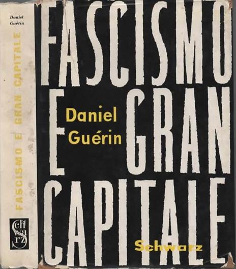 Fascismo e gran capitale - Daniel Guerin - copertina