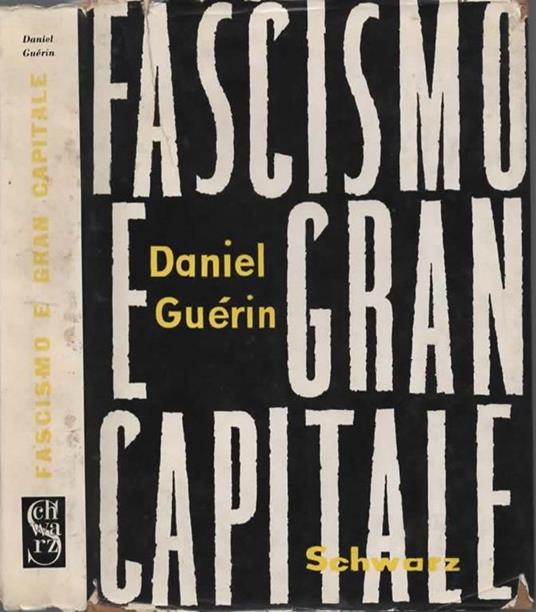 Fascismo e gran capitale - Daniel Guerin - copertina