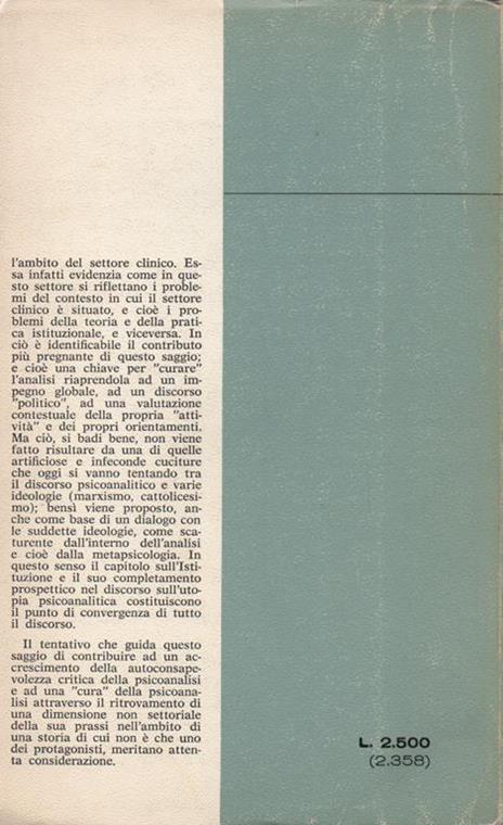 Mito e realtà del ritorno a Freud. Saggio sull'unità, l'attività e il divenire della psicoanalisi e della sua Istituzione - Antonello Armando - 2