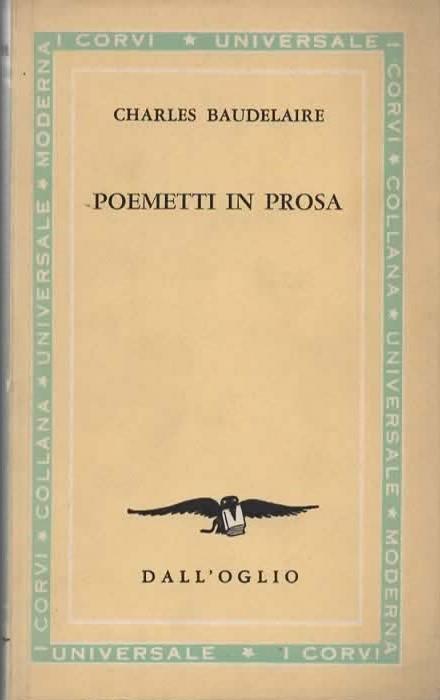 Poemetti in prosa - Charles Baudelaire - copertina