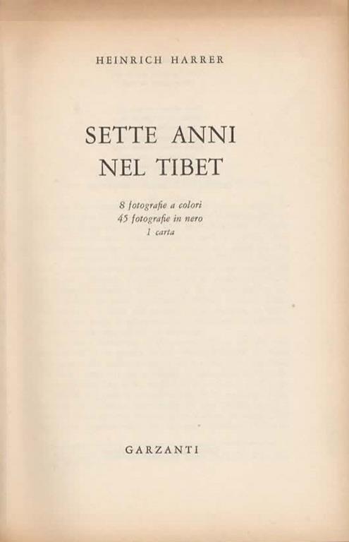 Sette anni in Tibet - Heinrich Harrer - 2