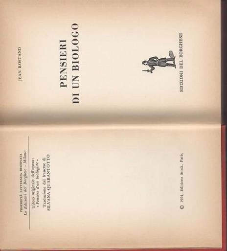 Pensieri di un biologo - Jean Rostand - 3