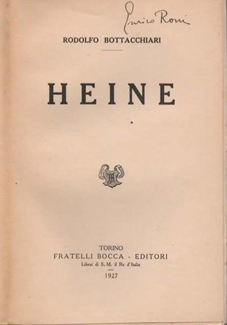 Heine - Rodolfo Bottacchiari - 2