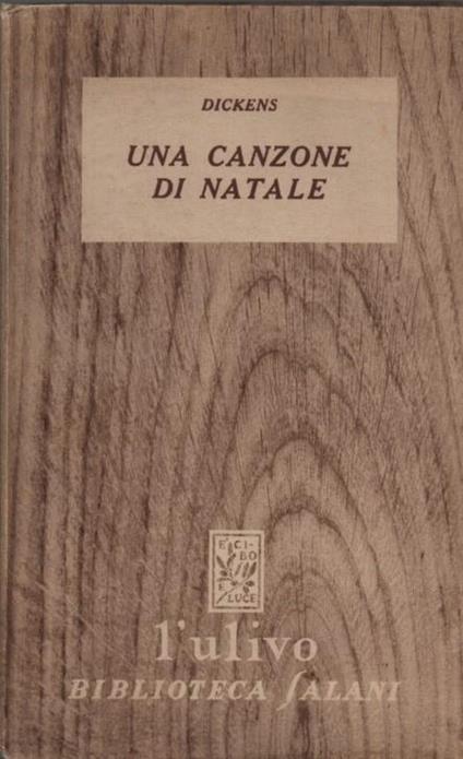 Una canzone di Natale - Charles Dickens - copertina