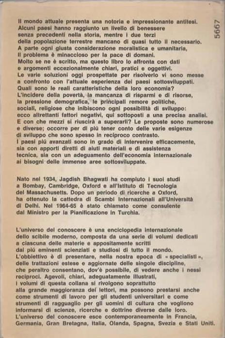 L' economia dei paesi sottosviluppati - Jagdish Bhagwati - 2