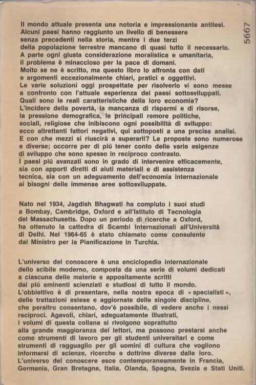 L' economia dei paesi sottosviluppati - Jagdish Bhagwati - 2