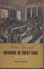 Memorie di trent' anni (1890-1920)