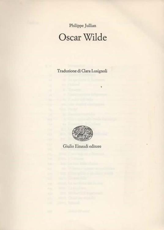 Oscar Wilde - Philippe Jullian - 2