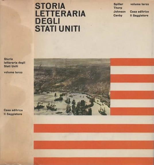 Storia letteraria degli Stati Uniti. (volume terzo) - copertina