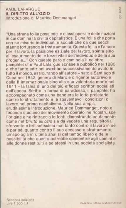Il diritto all'ozio - Paul Lafargue - 3