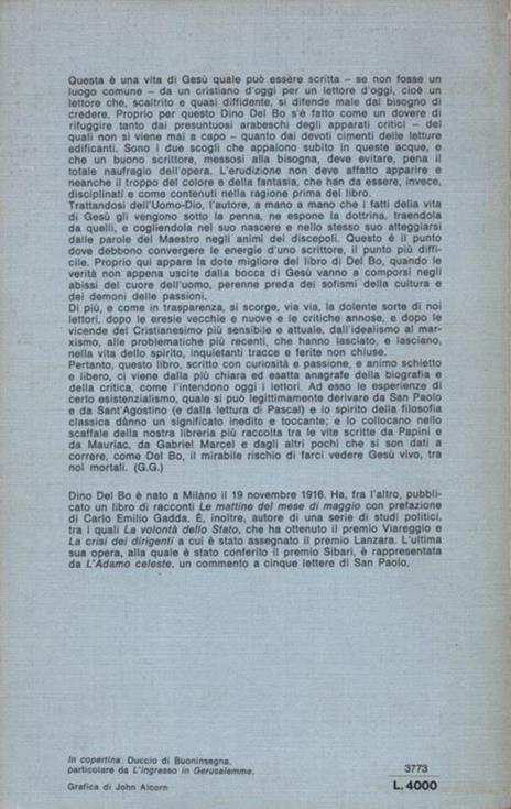 Il Dio della felicità. Una storia di Gesù - Dino Del Bo - 2