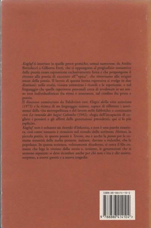 Kugluf. Cronache da una marca di confine. Presentazione di Adriano Sansa - Gian Luigi Falabrino - 2