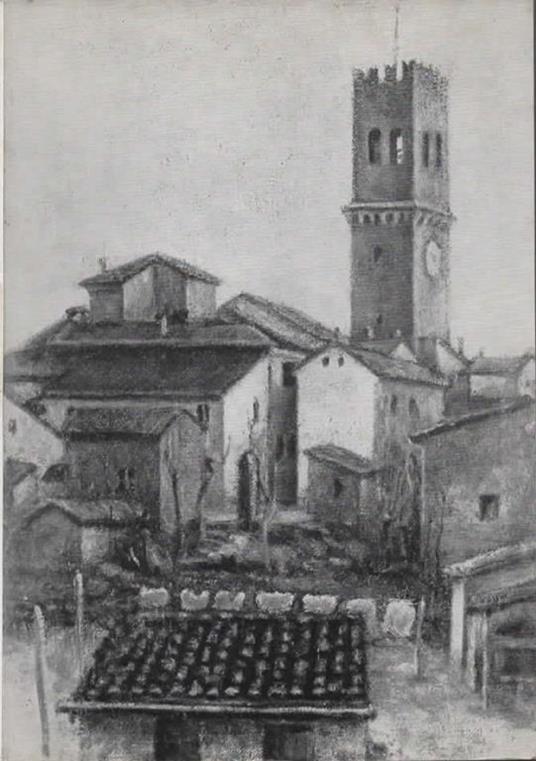 All'ombra della torre. Copertina e illustrazioni dell'autore - Dino Villani - 2