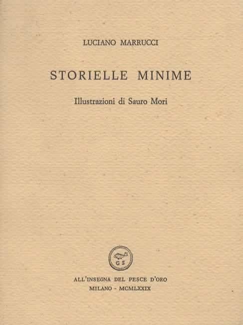 Storielle minime. Illustrazioni di Sauro Mori - Luciano Marrucci - copertina