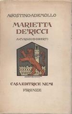 Marietta dè Ricci. Ridotta e adattata da Eugenio Oberti