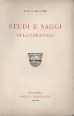 Studi e saggi di Letteratura