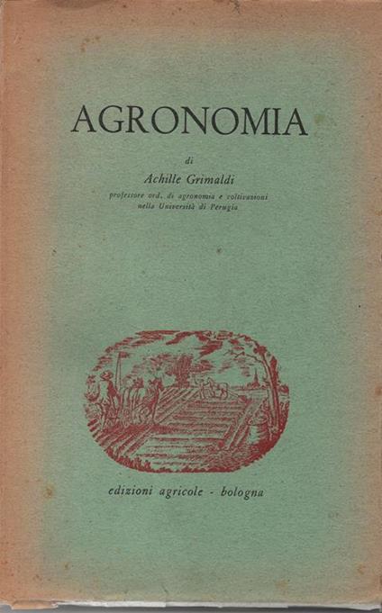 Agronomia - Achille Grimaldi - copertina
