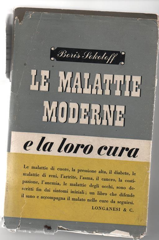 Le malattie moderne e la loro cura - Boris Sokoloff - copertina