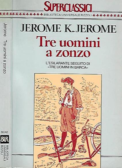 Tre uomini a zonzo - Jerome K. Jerome - copertina