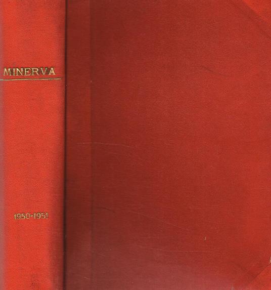 Minerva. Rivista delle riviste anno LX(gennaio-dicembre 1950), anno LXI(gennaio-dicembre 1951) - Massimo Mila - copertina
