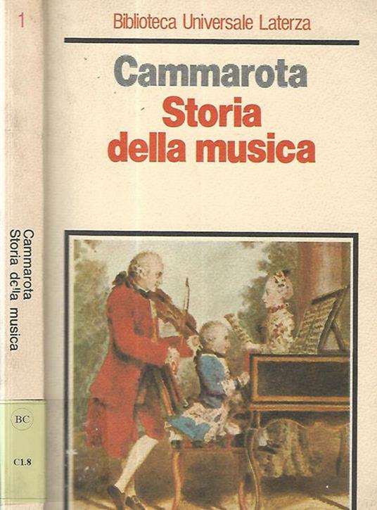 Storia della musica - Lionello Cammarota - copertina