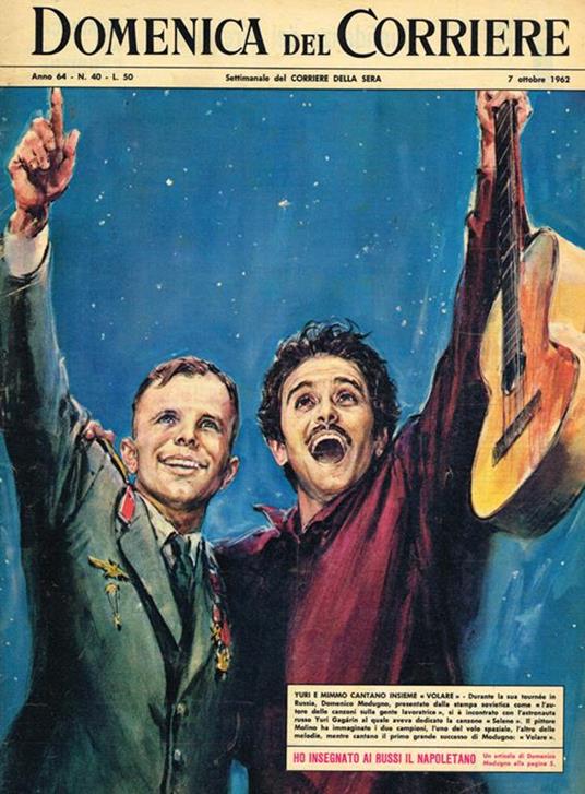 Domenica del Corriere anno 64 n.40, 1962 - Eligio Possenti - copertina