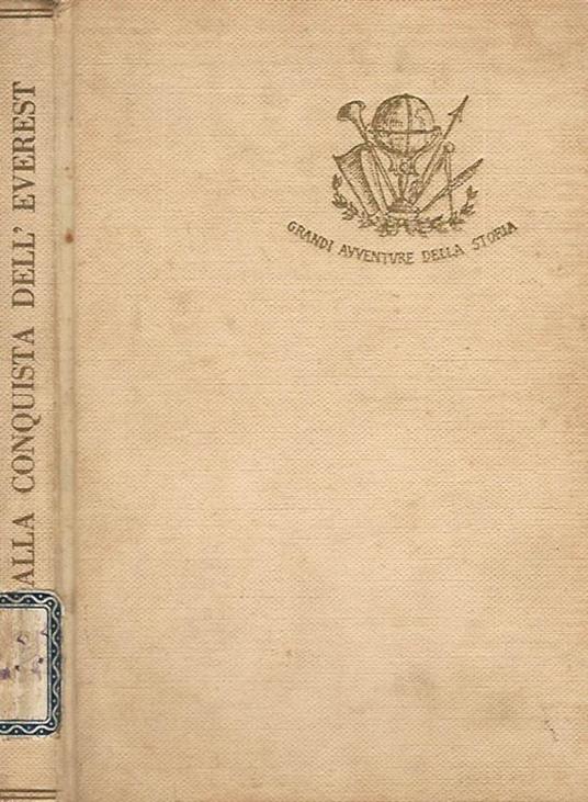 Alla conquista dell'Everest - Eric Shipton - copertina