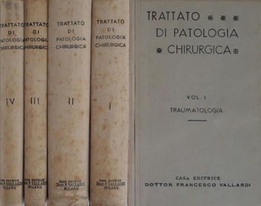Trattato di patologia chirurgica - Domenico Taddei - copertina