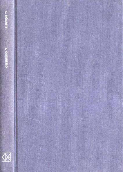 Il congresso - Libero Bigiaretti - copertina