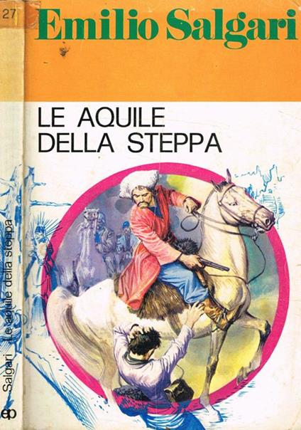 Le aquile della steppa - Emilio Salgari - copertina