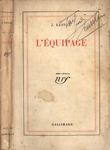 L' èquipage - Joseph Kessel - copertina