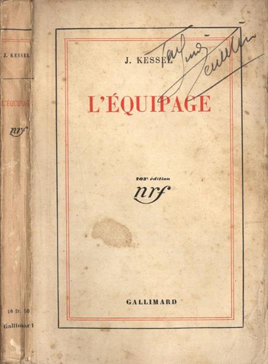 L' èquipage - Joseph Kessel - copertina