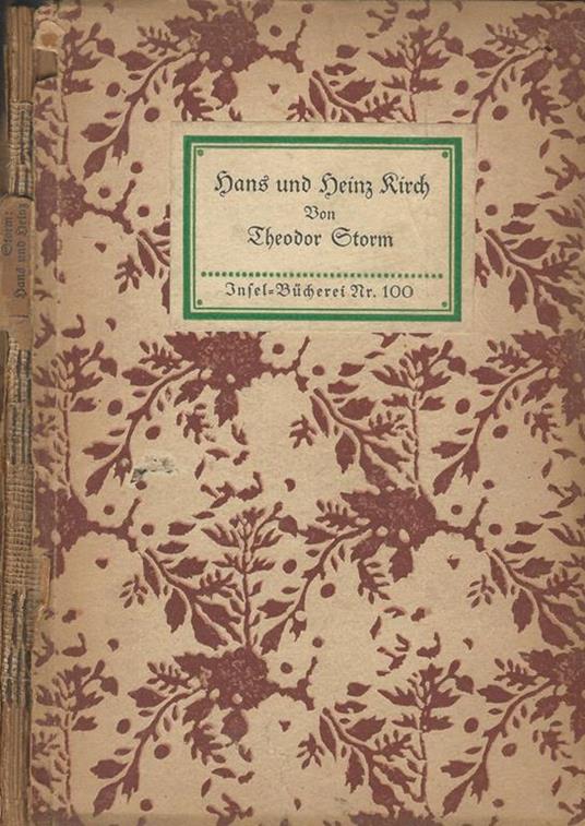 Hans und Heinz Kirch - Theodor Storm - copertina