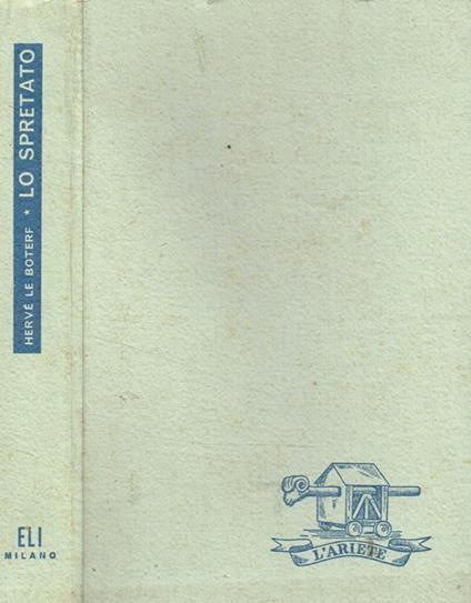 Lo spretato - Hervé Le Boterf - copertina