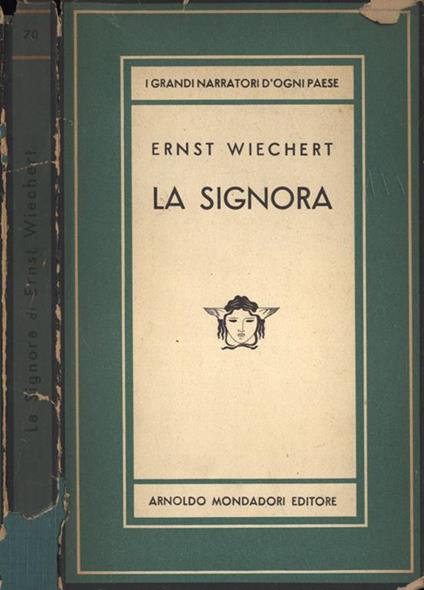 La signora - Ernst Wiechert - copertina