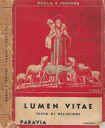 Lumen Vitae vol. II. Testo di religione - copertina