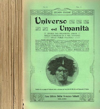 Universo ed umanità. Storia dei progressi umani nella conoscenza e nel dominio delle forze naturali. Vol.II - Hans Kraemer - copertina