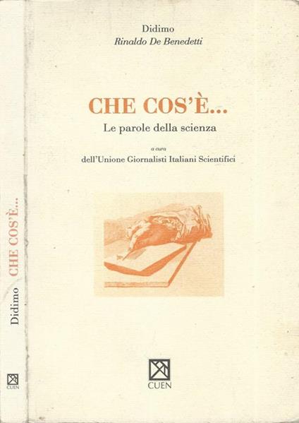 Che cosè .... Le parole della scienza - copertina