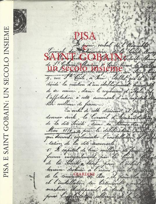 Pisa e Saint Gobain: un secolo insieme - copertina