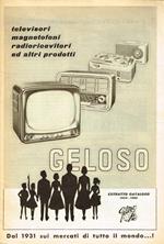 Geloso. Televisori magnetofoni radioricevitori ed altri prodotti. Estratto catalogo 1959-1960