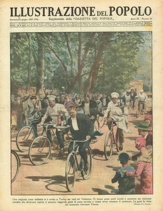 Illustrazione del popolo. Supplemento della Gazzetta del Popolo anno IX n.22, 1929 - copertina